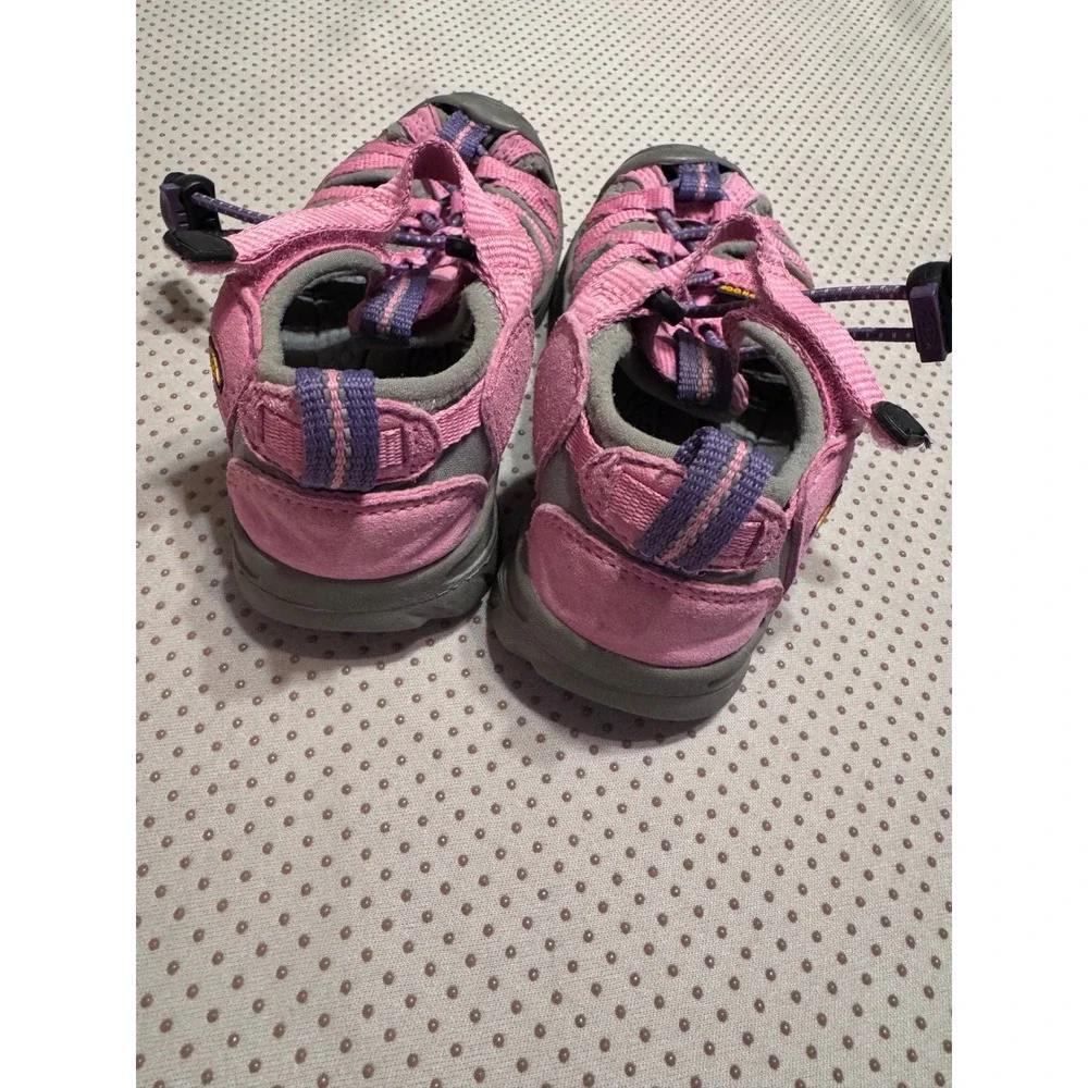 Keen Newport H2 Kids Waterproof Sandals Pink Purple Sport Shoes Size 10 Toddler